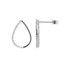 Diamond Accent 14k White Gold Earring