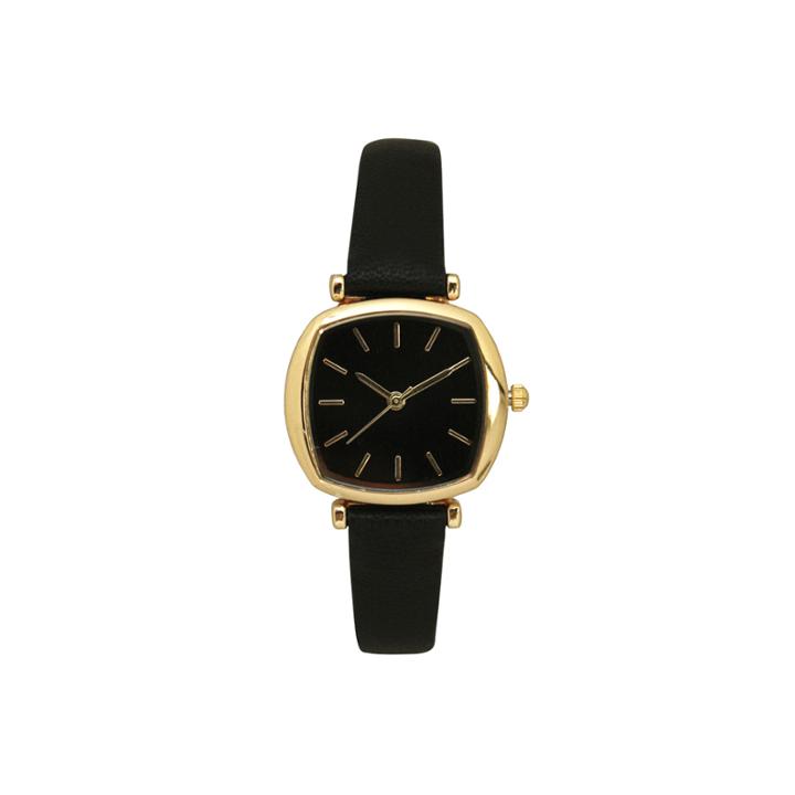 Olivia Pratt Womens Black Strap Watch-d27069black
