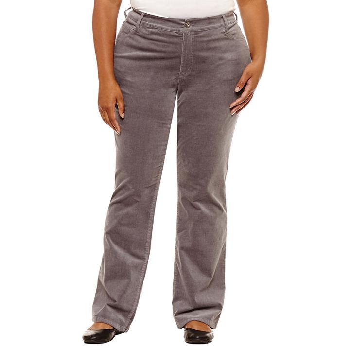 St. John's Bay Bootcut Corduroy Pant - Plus