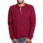 Hanes Long Sleeve Henley Shirt