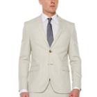 Jf J.ferrar Light Tan Slub Super Slim Fit Stretch Suit Jacket