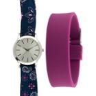 Mixit Womens Multicolor 2-pc. Watch Boxed Set-jcp3010sst