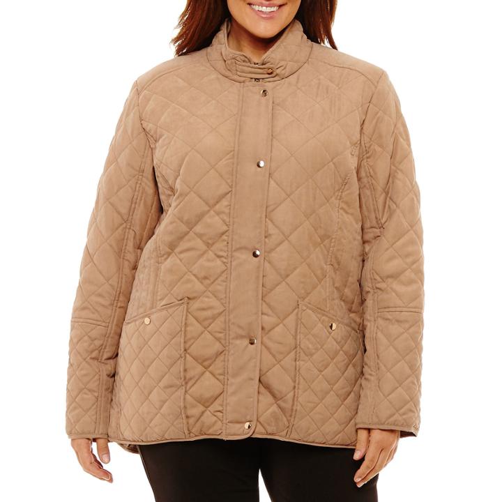 Kc Collections Quilted Jacket-plus
