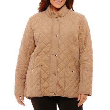 Kc Collections Quilted Jacket-plus
