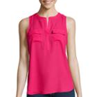 A.n.a 2-pocket Henley Popover Tank Top