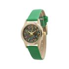 Olivia Pratt Womens Green Strap Watch-40002green