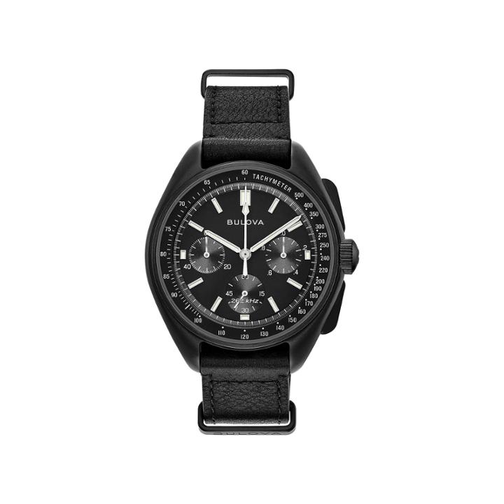 Bulova Mens Black Strap Watch-98a186
