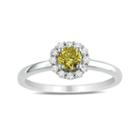 1/2 Ct. T.w. Yellow Diamond Ring