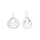 Liz Claiborne Orbital Silver-tone Earrings