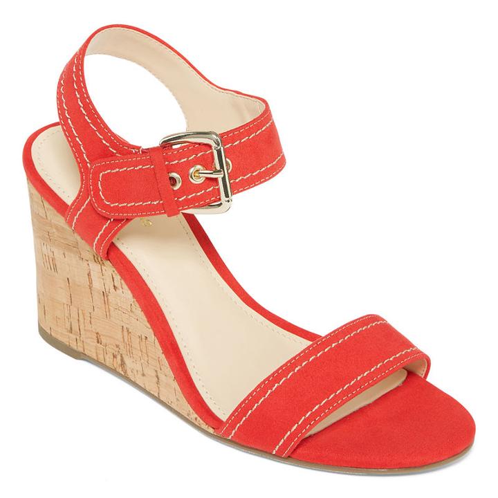 Liz Claiborne Wilma Womens Wedge Sandals