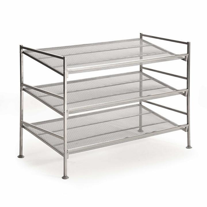 Seville Classics 3-tier Mesh Multi-position Utility Shoe Rack