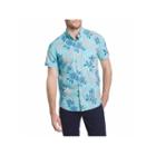 Izod Short Sleeve Dockside Chambray Button-front Shirt