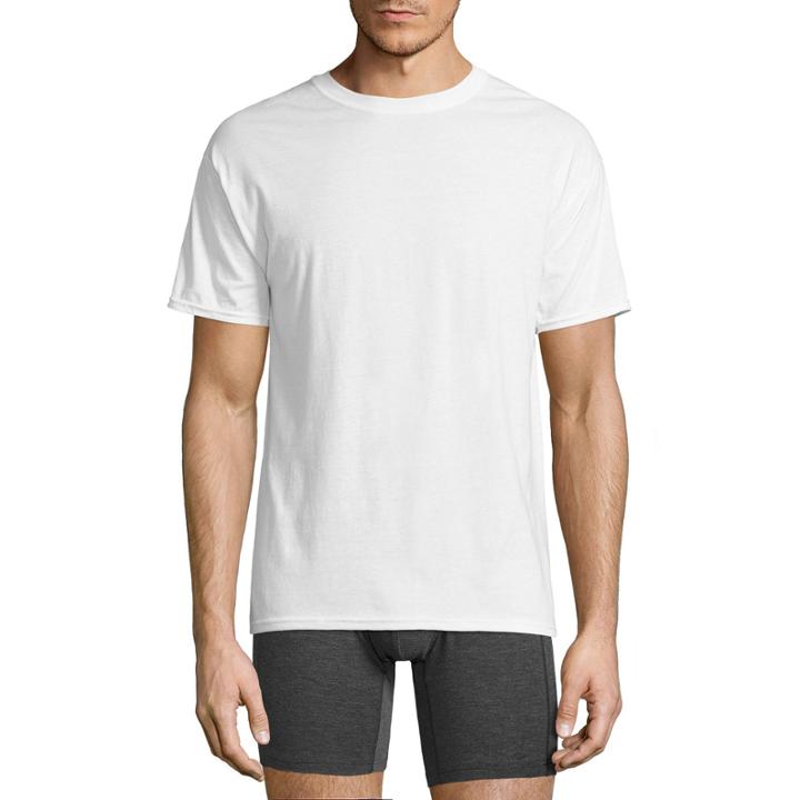 Hanes Comfortblend 4-pc. Short Sleeve Crew Neck T-shirt