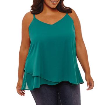 Boutique + Woven Camisole - Plus