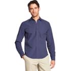 Izod Long Sleeve Dots Button-front Shirt-slim