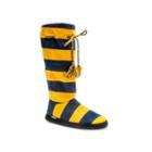 Muk Luks Womens Game Day Tall Boot Slippers