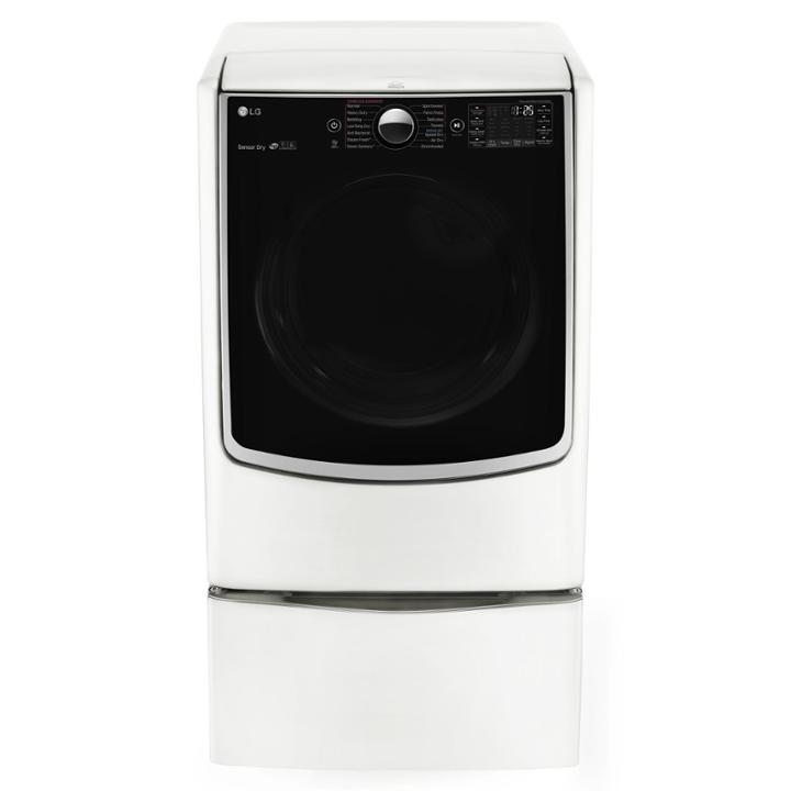 Lg Energy Star 7.4 Cu. Ft. Ultra Large Wi-fi Enabled High-efficiency Gas Steamdryer With Steamsanitary Turbosteam - Dlgx5001w