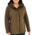 St. Johns Bay Midweight Quilted Jacket - Plus