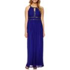 Signature By Sangria Sleeveless Embellished Formal Gown - Petite