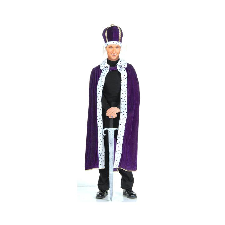 King Robe & Crown Set Adult Costume