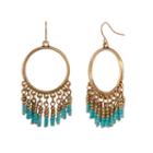 Mixit 4.25 Mixit Coral Turq Pearl Drop Earrings