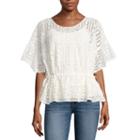 A.n.a 3/4 Sleeve Lace Blouse