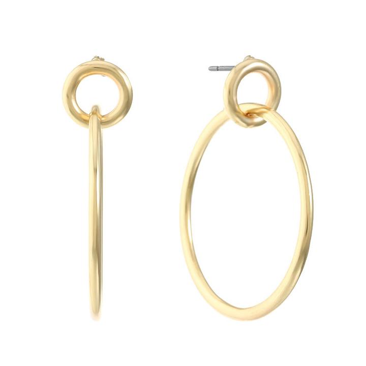 Liz Claiborne 22mm Round Hoop Earrings