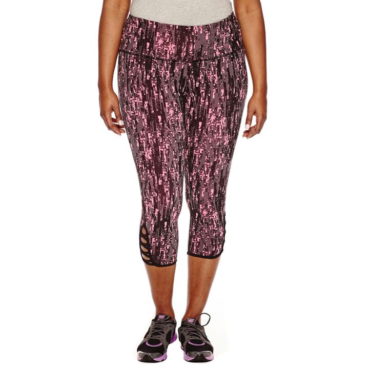 Xersion Woven Workout Capris Plus
