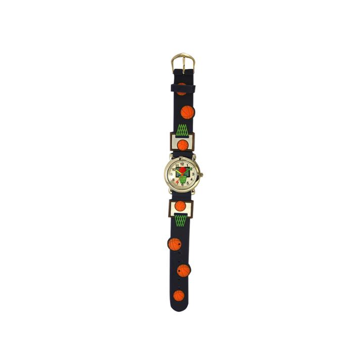 Olivia Pratt Basketball Unisex Blue Strap Watch-bball101