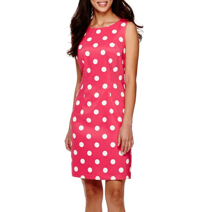 Alyx Sleeveless Dot Sheath Dress