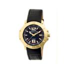 Heritor Automatic Norton Mens Leather Magnified Date-gold/black Watches