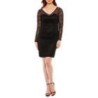 Bold Elements Long Sleeve Lace Bodycon Dress
