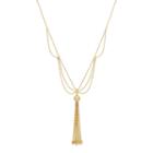 Womens 14k Gold Beaded Necklace