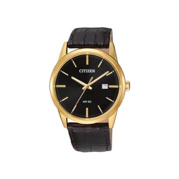 Citizen Quartz Mens Brown Strap Watch-bi5002-06e