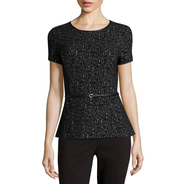 Liz Claiborne Short Sleeve Crew Neck T-shirt