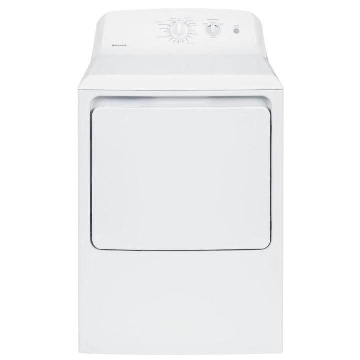 Hotpoint 6.2 Cu. Ft. Capacity Aluminized Alloy Electric Dryer - Htx21easkww