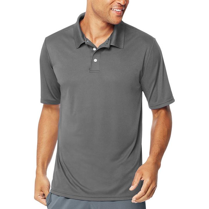 Hanes Short Sleeve Jersey Polo Shirt