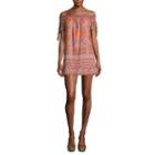 Speechless Short Sleeve Sundress-juniors