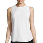 Nicole By Nicole Miller Lace Sleeveless Top