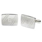 Personalized Facet-cut Cuff Links