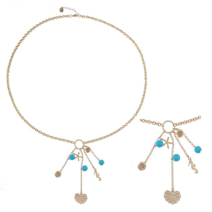 Monet Jewelry Womens Blue Pendant