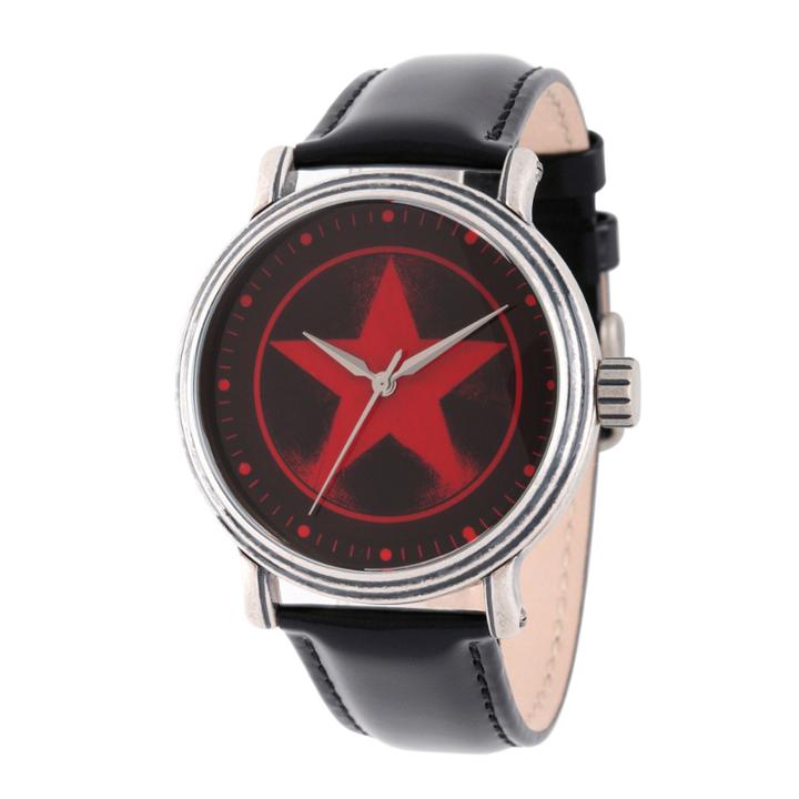 Avengers Mens Black Strap Watch-wma000207