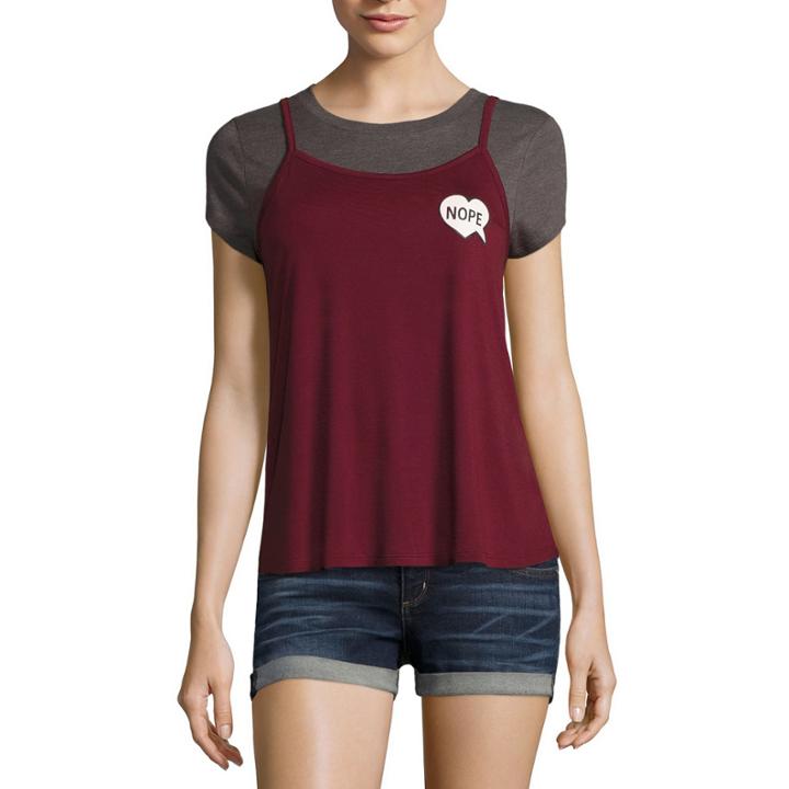 Nope Graphic Tank With T-shir