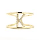 Sparkle Allure Adjustable Cocktail K Ring