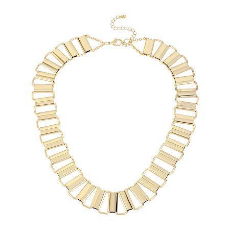 Worthington Gold-tone Large Open Link Necklace