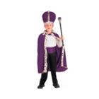 Purple King Robe And Crown Child Costume