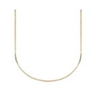 Made In Italy 10k Gold Venetian Box Chain Necklace, 18