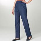Alfred Dunner Denim Pull-on Pants