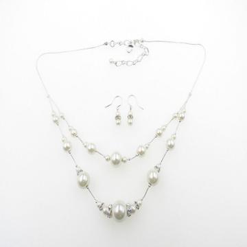 Vie Air Womens 2-pc. Necklace Set