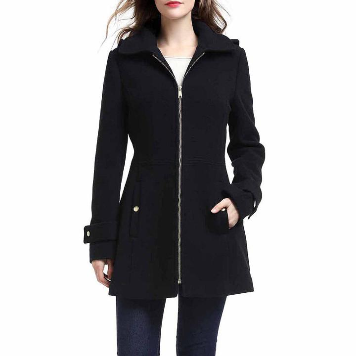 Bgsd Women's Lina Plush Wool Blend Coat